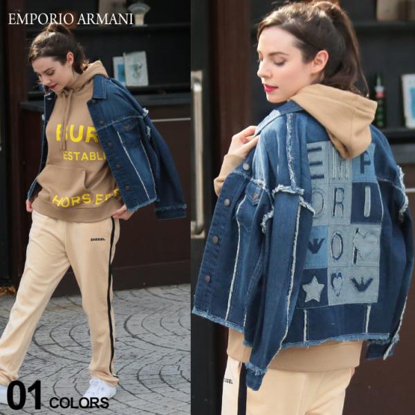 エンポリオ アルマーニ Emporio Armani バック パッチワーク ロゴ デニムジャケット ブランド レディース アウター ジャケット デニム フリンジ Eal3h2b7d5yz Buyee Buyee 提供一站式最全面最專業現地yahoo Japan拍賣代bid代拍代購服務 Bot Online