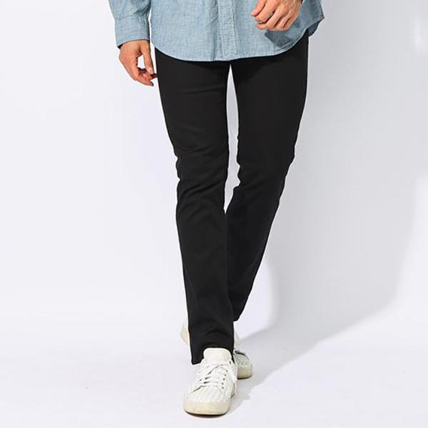 EMPORIO ARMANI ブラックカジュアルワイドパンツ！裾ジッパー付き EMPORIO ARMANI エンポリオアルマーニ 5P ジップフライ コットンパンツ