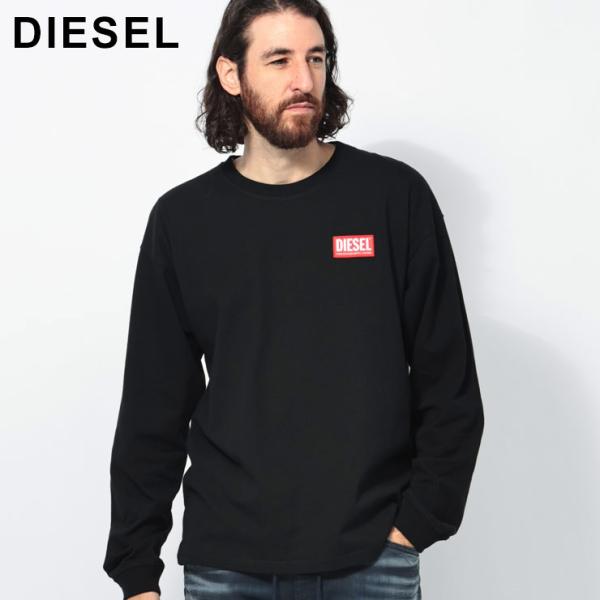 新品　DIESEL　長袖Ｔシャツ　Ａ14876　XL　グラフィック　前後両面左腕 新品 DIESEL 長袖Tシャツ A14876 XL グラフィック 前後両面