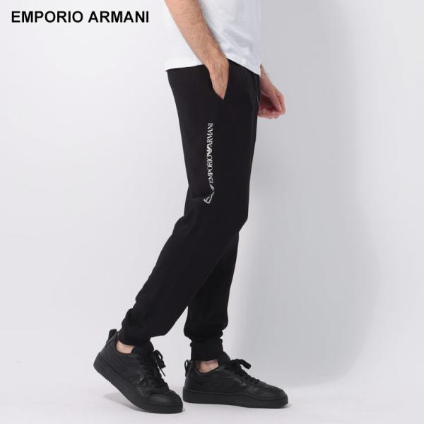 エンポリオアルマーニ EMPORIO ARMANI スウェット 起毛 メンズ EMPORIO ARMANI EA7 (エンポリオ アルマーニ) 裏起毛 サイド
