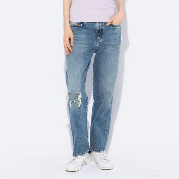DIESEL（ディーゼル） デニム パンツ レディース 5ポケット ジップ