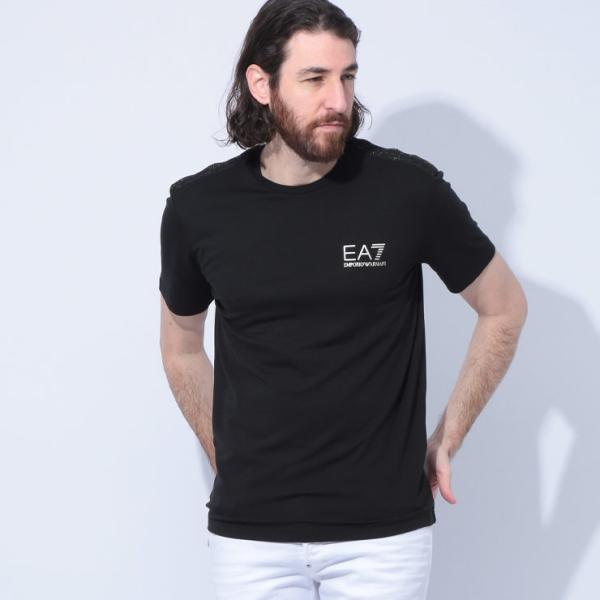 EA7 エンポリオアルマーニ EMPORIO ARMANI 半袖 Tシャツ メンズ 肩