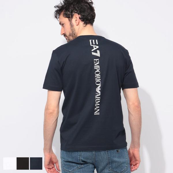 EMPORIO ARMANI エンポリオアルマーニ 半袖 Tシャツ メンズ バックロゴ