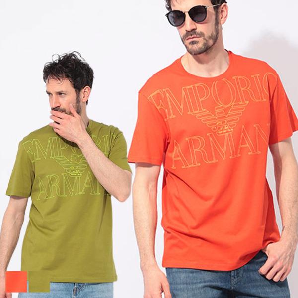 エンポリオアルマーニ EMPORIO ARMANI 半袖 Tシャツ メンズ BIGロゴ クルーネック EASEM574AF12326
