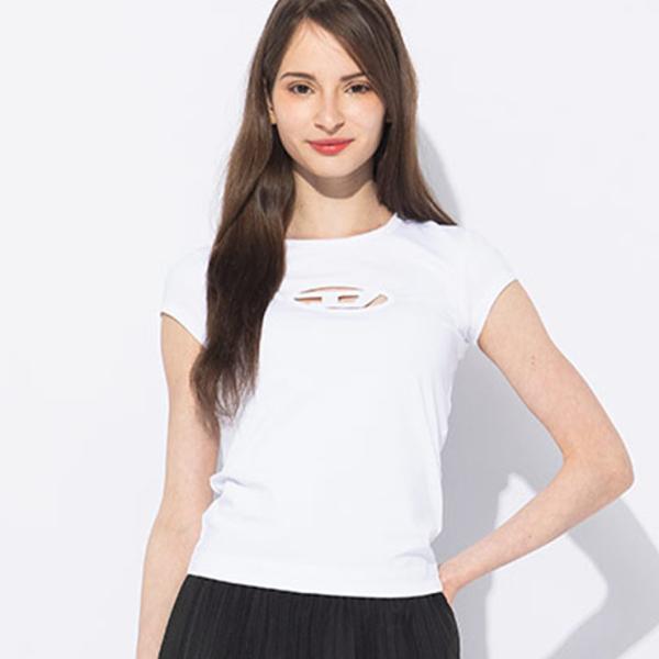DIESEL（ディーゼル） 半袖 Tシャツ レディース チェストオーバルD