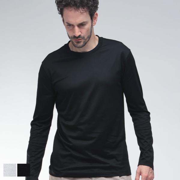 エンポリオアルマーニ ロンT トップス EMPORIO ARMANI ロゴ クルーネック 長袖 Tシャツ ASV JERSEY EA8N1TE91JUVZ メンズ