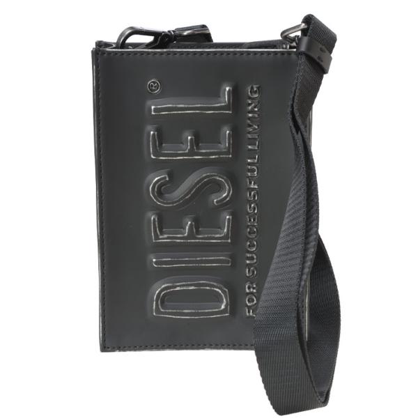極美品✨ディーゼル　ボディーバッグ　3way デニム　メタル金具　レザー DIESEL（ディーゼル） バッグ メタルエフェクトロゴ スマートフォン