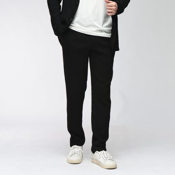 エンポリオアルマーニ EMPORIO ARMANI メンズ テーパードパンツ EAEM0496TE20593シアサッカー ワンタック パンツ ブランド ボトムス ロングパンツ