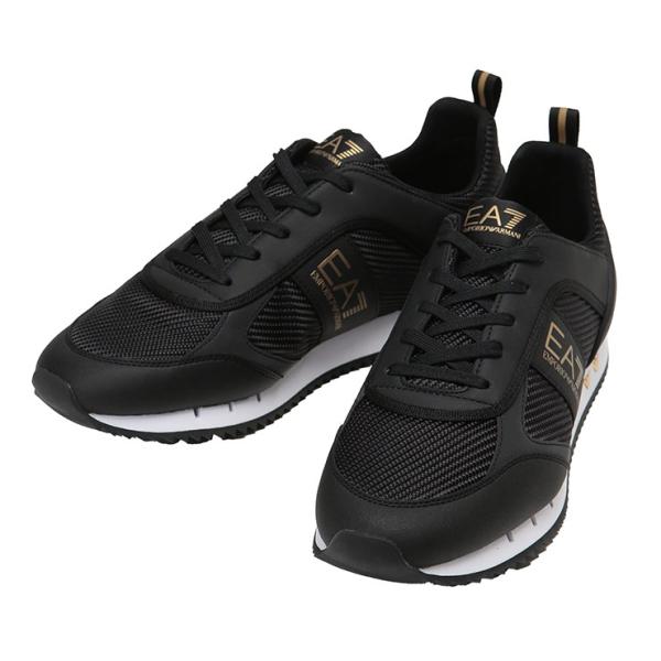 エンポリオアルマーニ EMPORIO ARMANI メンズ スニーカー カーボン サイドロゴ シューズ EA7X337AF18613