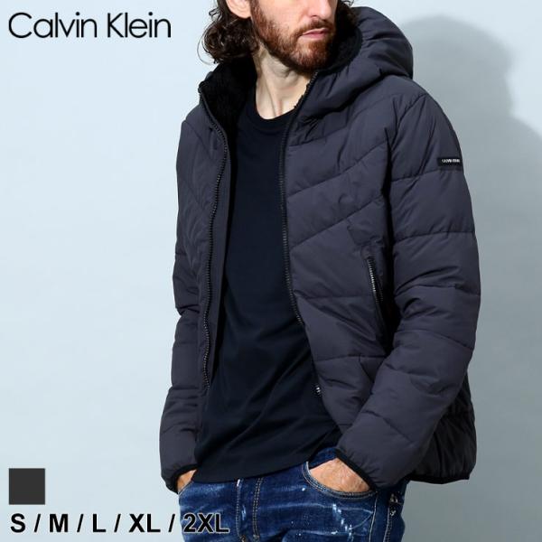 新品】Calvin Klein カルバンクライン／ブランドロゴ 中綿入りブルゾン
