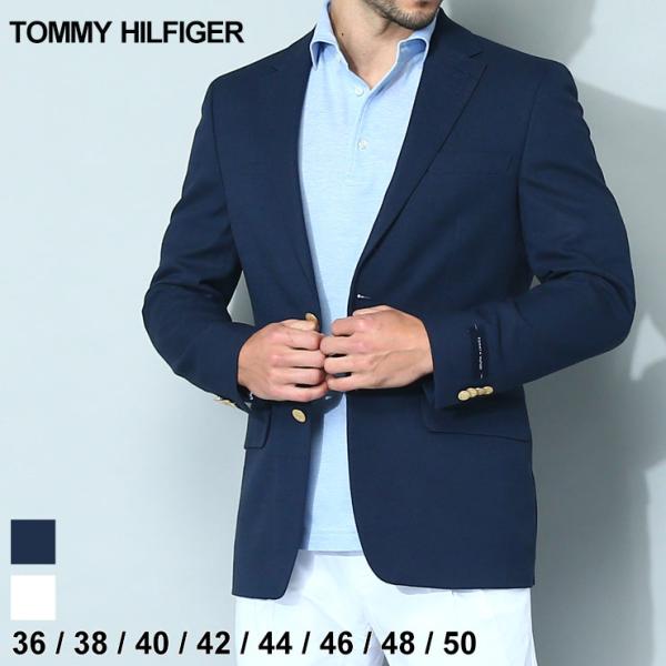 美品✨トミーヒルフィガー 紺ブレ テーラード 金ボタン 大きいサイズ 毛 メンズ トミー ヒルフィガー TOMMY HILFIGER ゴールドボタンツイル