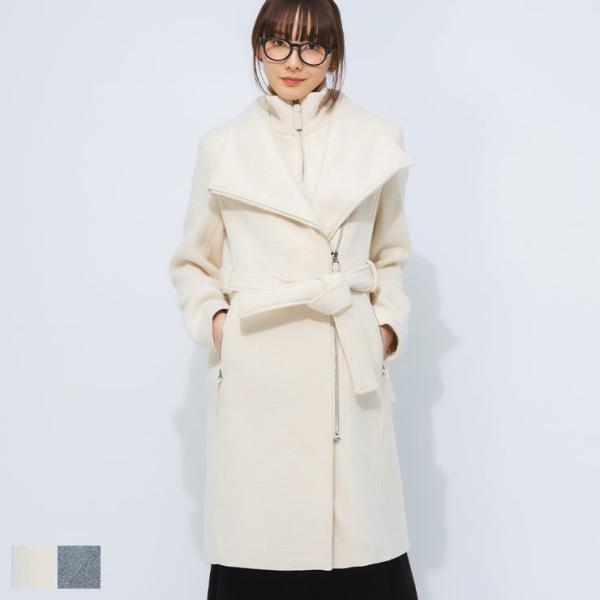 Calvin Klein カルバンクライン ウール混 ジップ ベルト付き Calvin Klein カルバンクライン ウール混 ジップ ベルト付き