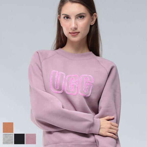 UGG アグ 裏起毛 BIGロゴ クルーネック トレーナー UGGL1171477