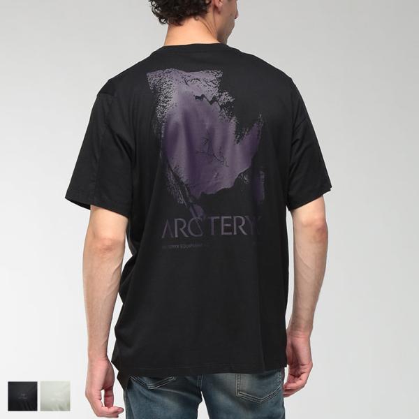 アークテリクス メンズ Tシャツ ARC'TERYX 半袖 クラッグ SL コットン カコダエモン バックプリント レギュラーフィット ARCX000010296 ブランド トップス