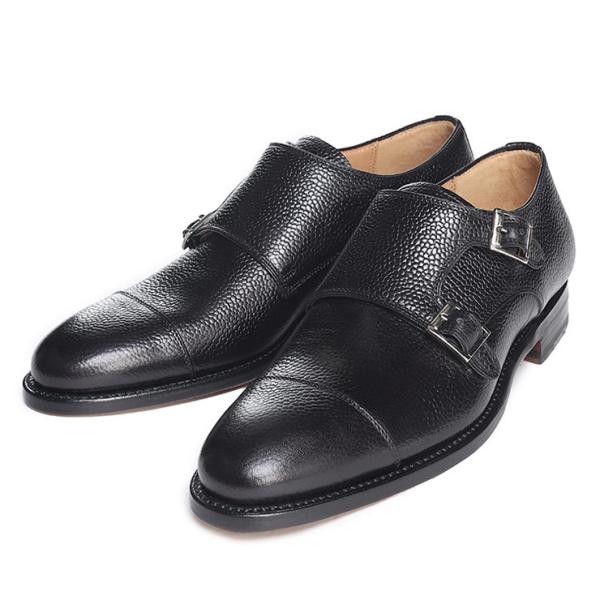 【未使用】　23〜23.5㎝　本革　ダブルモンク　Cordwainer Cordwainer コードウェイナー シューズ メンズ 革靴 ダブルモンク