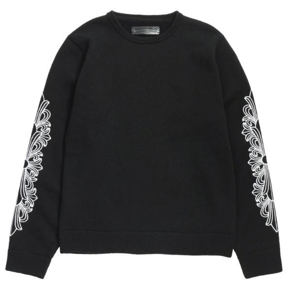 CHROME HEARTS（クロムハーツ） ニット メンズ フローラルクロス 刺繍