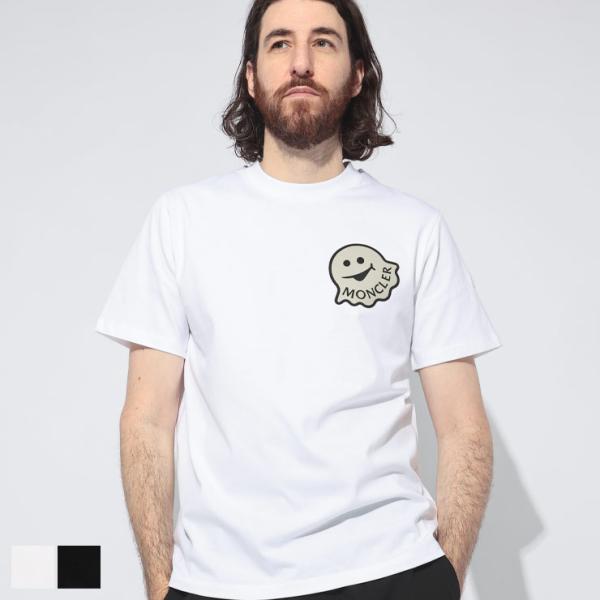 MONCLER モンクレール Tシャツ メンズ オバケワッペン ブランド MONCLER モンクレール Tシャツ メンズ オバケワッペン ブランド