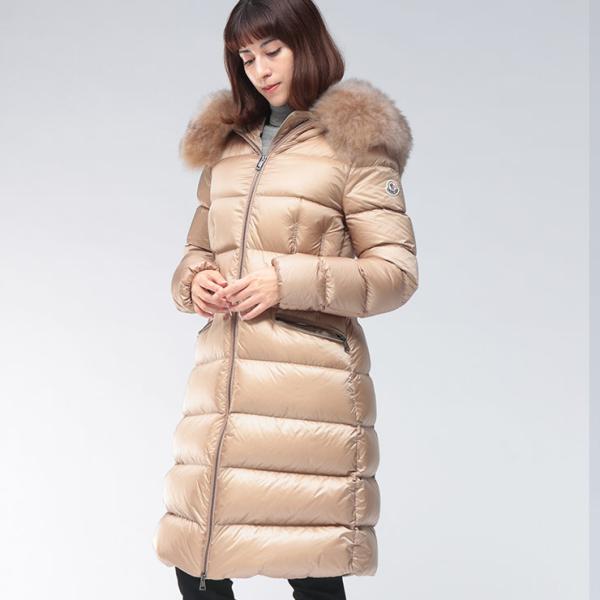 【極上美品】MONCLER CHOUETTE ゴートファーカラーダウンコート MONCLER（モンクレール） シープファー フルジップ ダウンコート