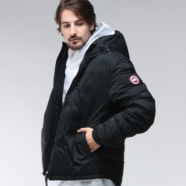 カナダグースダウンジャケットブラック CANADA GOOSE（カナダグース） ダウン アウター フルジップ フード付き