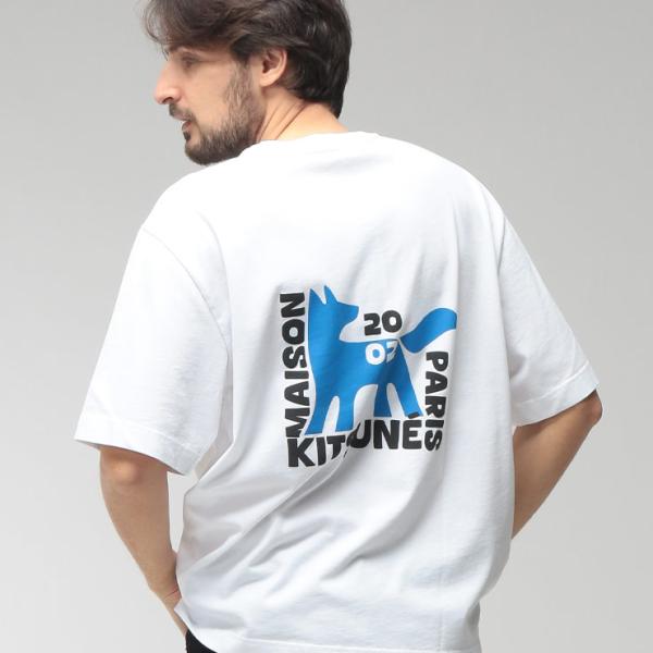 メゾンキツネ　半袖　Tシャツ　XS MAISON KITSUNE（メゾン キツネ） メゾン キツネ 半袖Tシャツ DOUBLE
