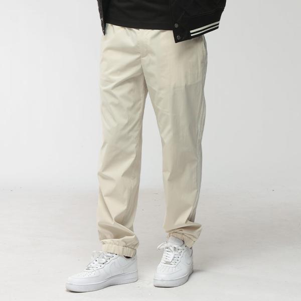 MONCLER ホワイト スラックス MONCLER（モンクレール） メンズ パンツ サイドライン ウエストコード