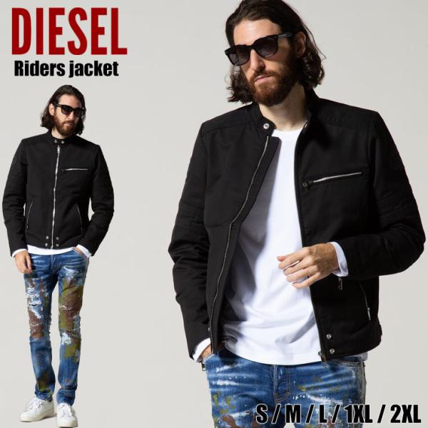 DIESEL ディーゼル シングル ライダースジャケット アウター ブルゾン-