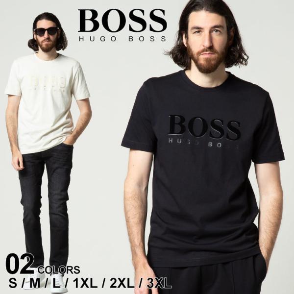 HUGO BOSS ヒューゴボス Tシャツ ロゴプリント クルーネック HUGO BOSS ヒューゴボス Tシャツ ロゴプリント クルーネック
