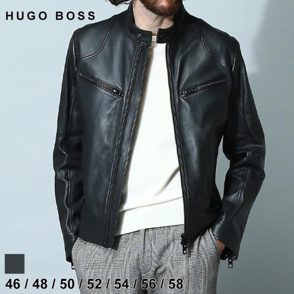 HUGO BOSS - 美品 ヒューゴボス HUGO BOSS ジャケット レザー