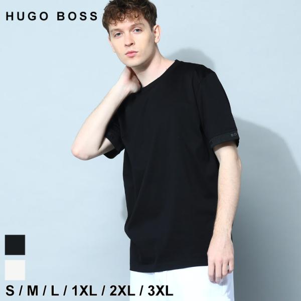 ヒューゴボス HUGO BOSS Tシャツ 半袖 メンズ カットソー ロゴ