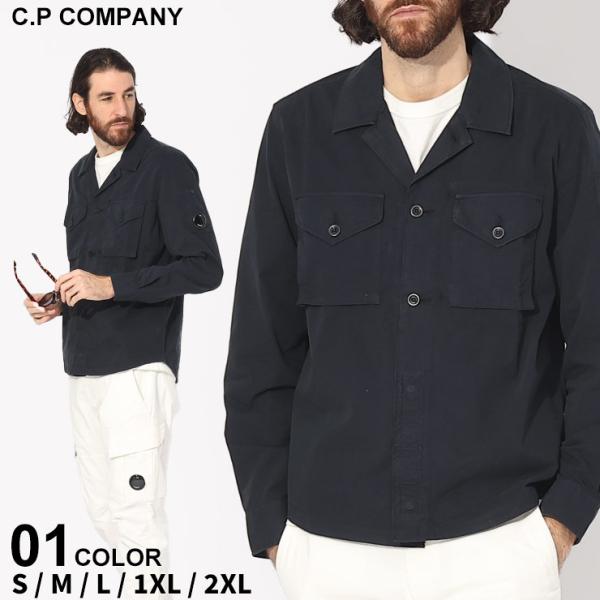 カ*ア様 Vintage C.P Company ポプリン　フィールドシャツブル C.P. COMPANY シーピーカンパニー シャツ C.P メンズ 長袖シャツ