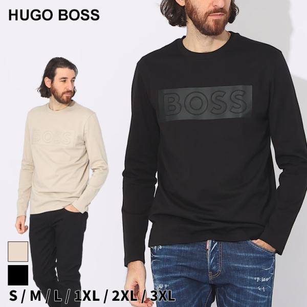 HUGO BOSS ヒューゴボス Tシャツ 長袖 メンズ ロンT BOXロゴ