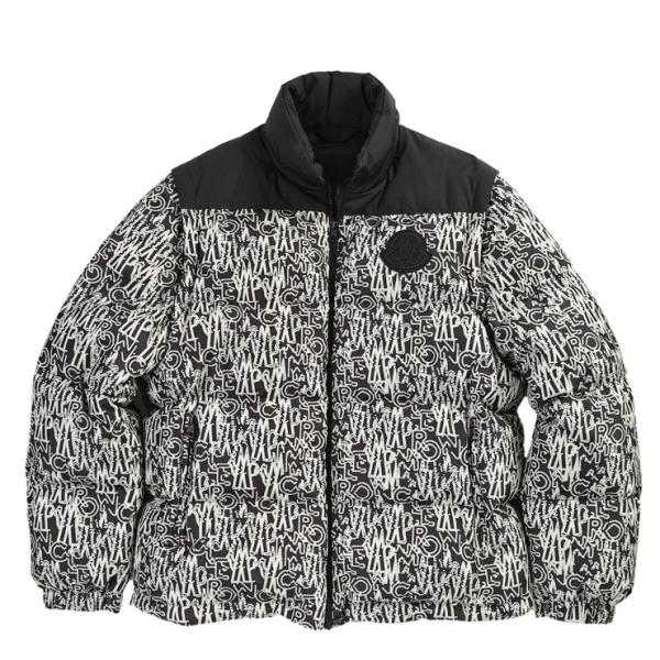 MONCLER（モンクレール） 袖着脱 2WAY 総ロゴ ショートダウン