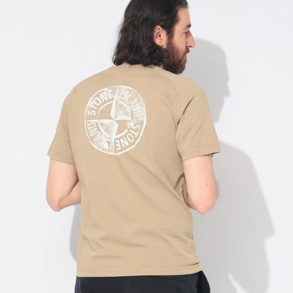 ⭐️ストーンアイランドstone  ☆ロゴ ⭐️半袖Tシャツ⭐️サイズL‼️ STONE ISLAND（ストーン アイランド） 半袖 Tシャツ メンズ バック