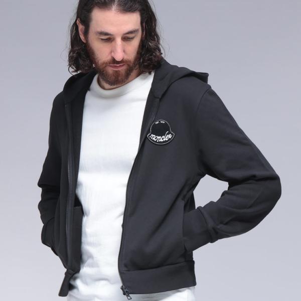 MONCLERジップパーカー MONCLER（モンクレール） エンボスロゴパッチ フルジップ パーカー
