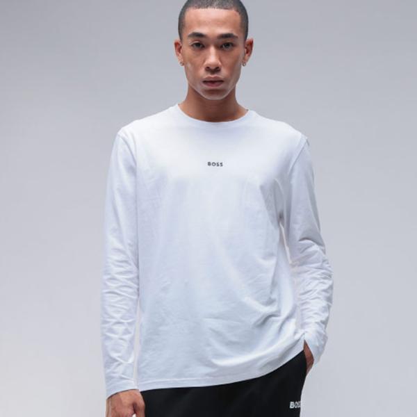 HUGO BOSS（ヒューゴ・ボス） メンズ ロゴプリント ストレッチコットン