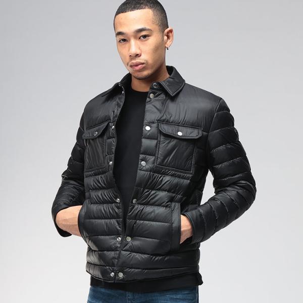 HUGO BOSS ヒューゴボス ダウン ブルゾン メンズ 撥水加工 フルジップ