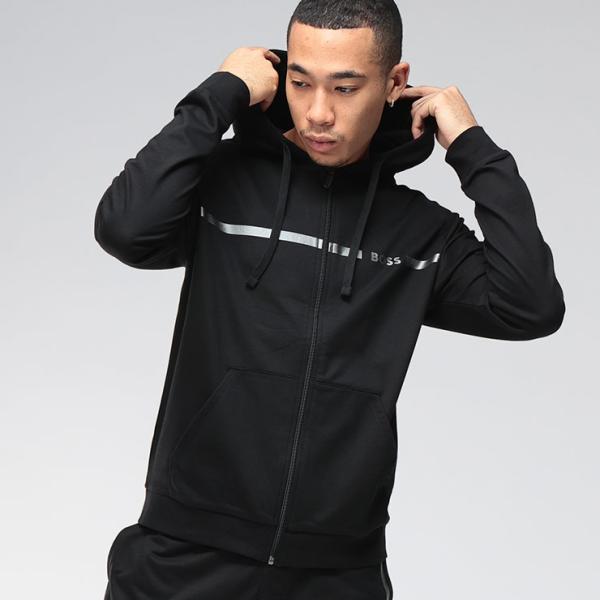 HUGO BOSS ヒューゴボス パーカー メンズ スウェット ロゴ ライン