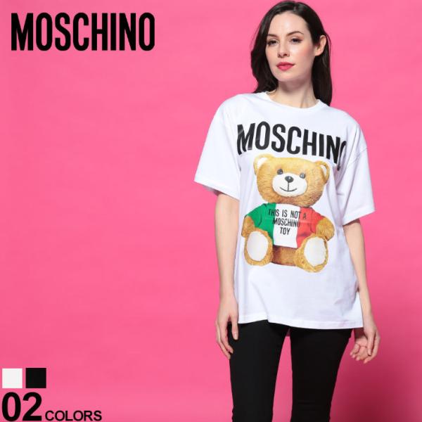モスキーノ レディース Tシャツ Moschino イタリアベア ロゴ クルーネック オーバーサイズ 半袖 ブランド トップス ビッグシルエット コットン プリント Mhl0708 Buyee Buyee Japanese Proxy Service Buy From Japan Bot Online