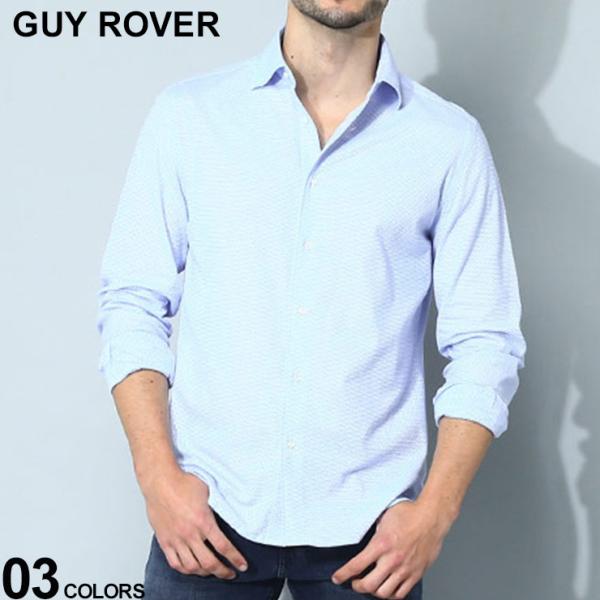 GUY ROVER ギローバー 長袖 シャツ Sサイズ 新品未使用 GUY ROVER ギローバー シャツ 長袖 メンズ ジャージー コットン