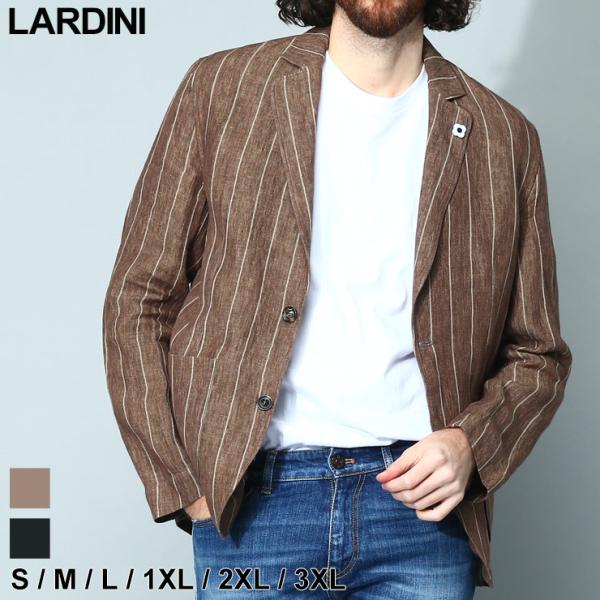 LARDINI ラルディーニ　麻ジャケット ラルディーニ 麻 ジャケット メンズ LARDINI リネン 無地