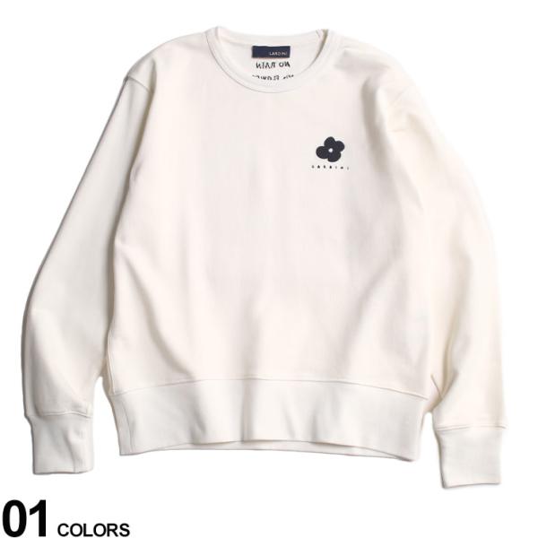 極美品 LARDINI ラルディーニ スウェット 刺繍ロゴ イタリア製 M 極美品 LARDINI ラルディーニ スウェット 刺繍ロゴ イタリア製 M