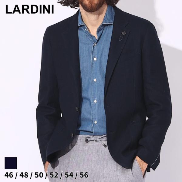 LARDINI (ラルディーニ) シングル 2ツ釦 コットンニット ジャケット 