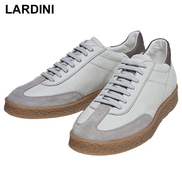 LARDINI (ラルディーニ) レザー レースアップ スニーカー メンズ
