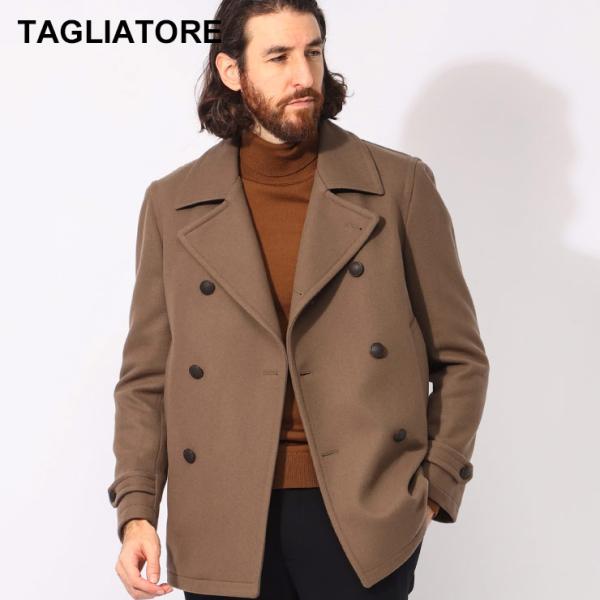 TAGLIATORE（タリアトーレ） ウール ダブルブレストコート メンズ