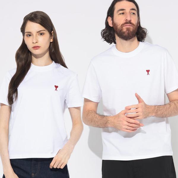 Ami PARIS Tシャツ AMI Alexandre Mattiussi アミ パリス Tシャツ メンズ クリーム