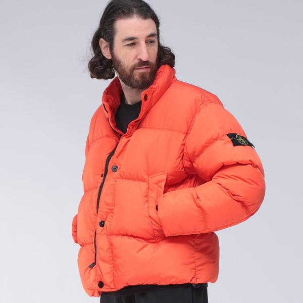ストーンアイランド STONE ISLAND スタンド フルジップ ダウンジャケット CRINKLE REPS SI4100010S0A23 メンズ