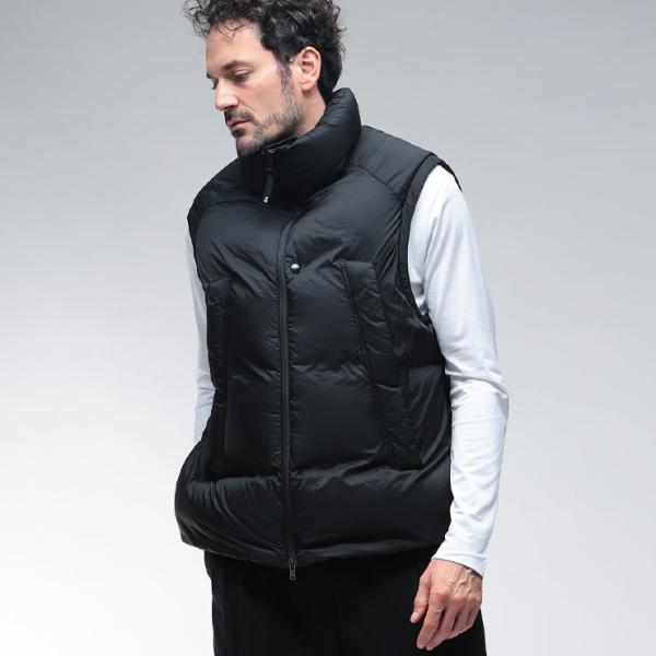 ワイスリー ダウンベスト アウター Y-3 スタンド フルジップ ダウンベスト Y3JX7281 メンズ