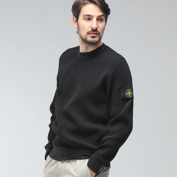STONE ISLAND（ストーン アイランド） メンズ トレーナー 長袖 袖ロゴ
