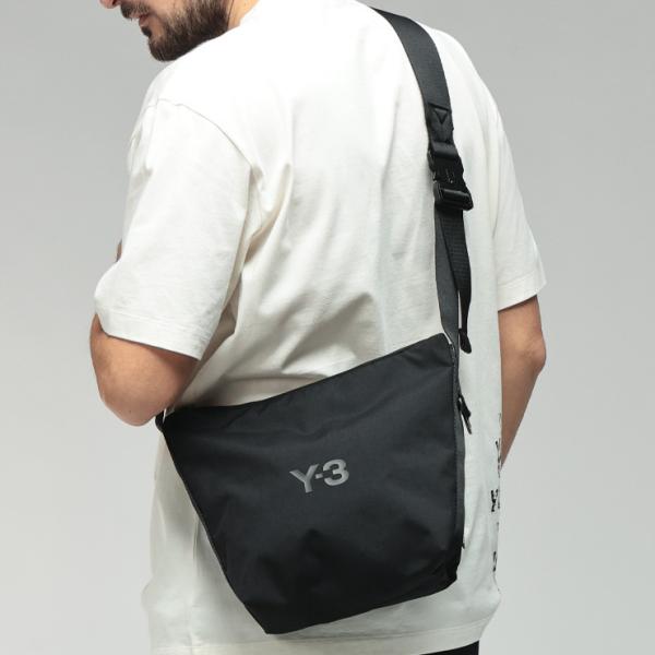 Y-3 ワイスリー メンズ バッグ ロゴ プリント ショルダーバッグ CROSS