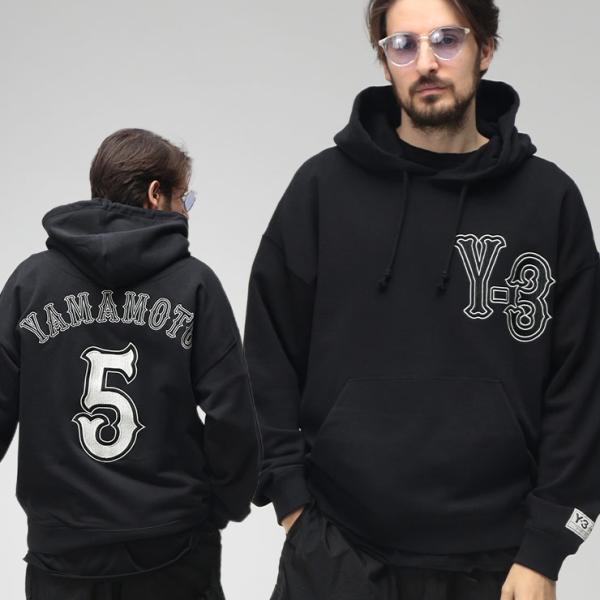 ワイスリー Y-3 メンズ パーカー 長袖 BIGロゴ プルオーバー ELITE 5 GFX Y3KQ9305 ブランド トップス フード スウェット